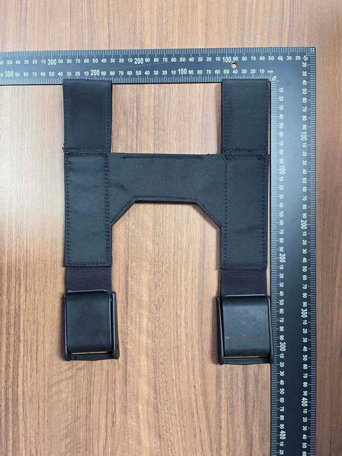 Fleet-grade golf bag strap